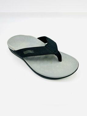 Orthoheel Sandals Wave II flip flop sandals vacation comfort black women size 6